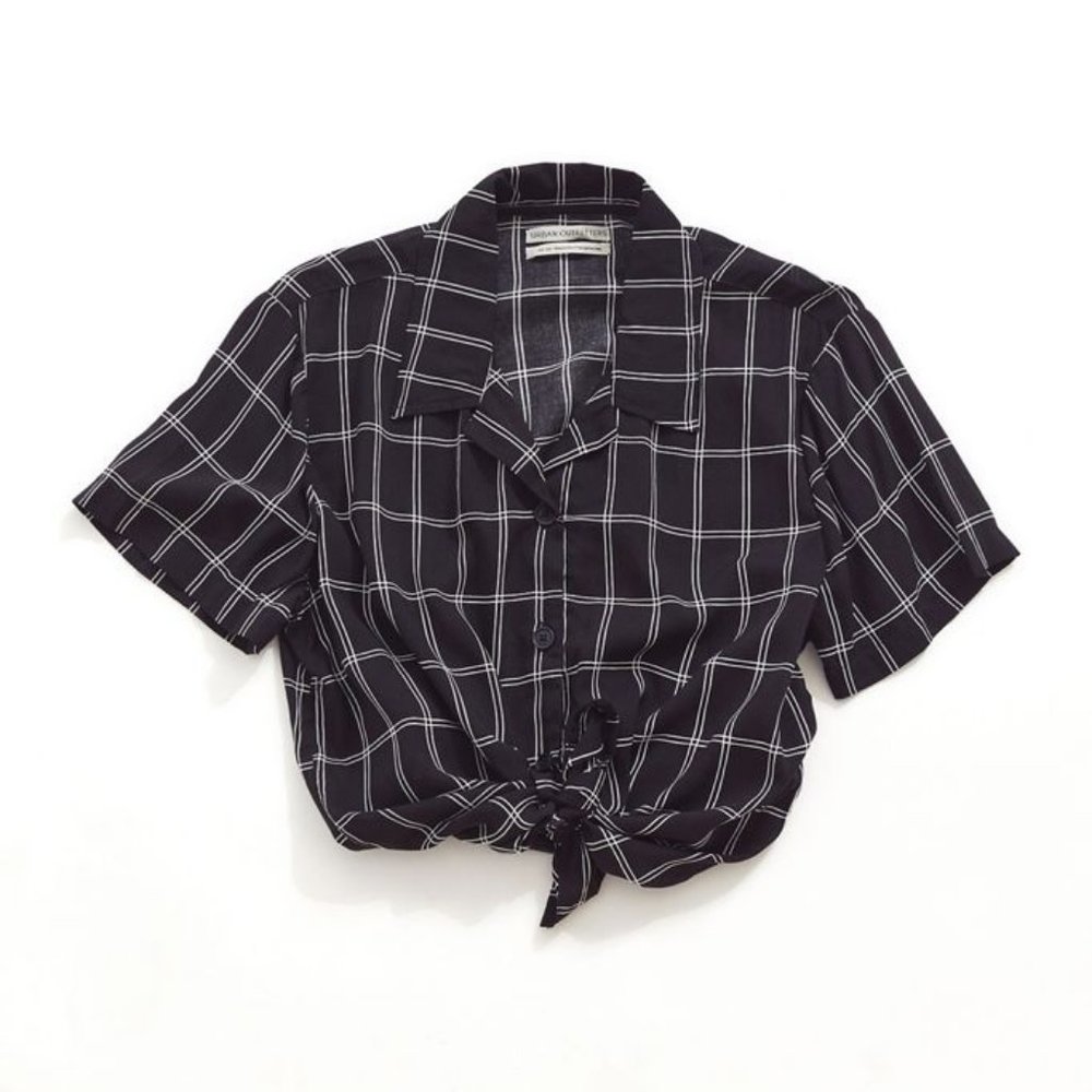 Dolores Black and White Printed Top